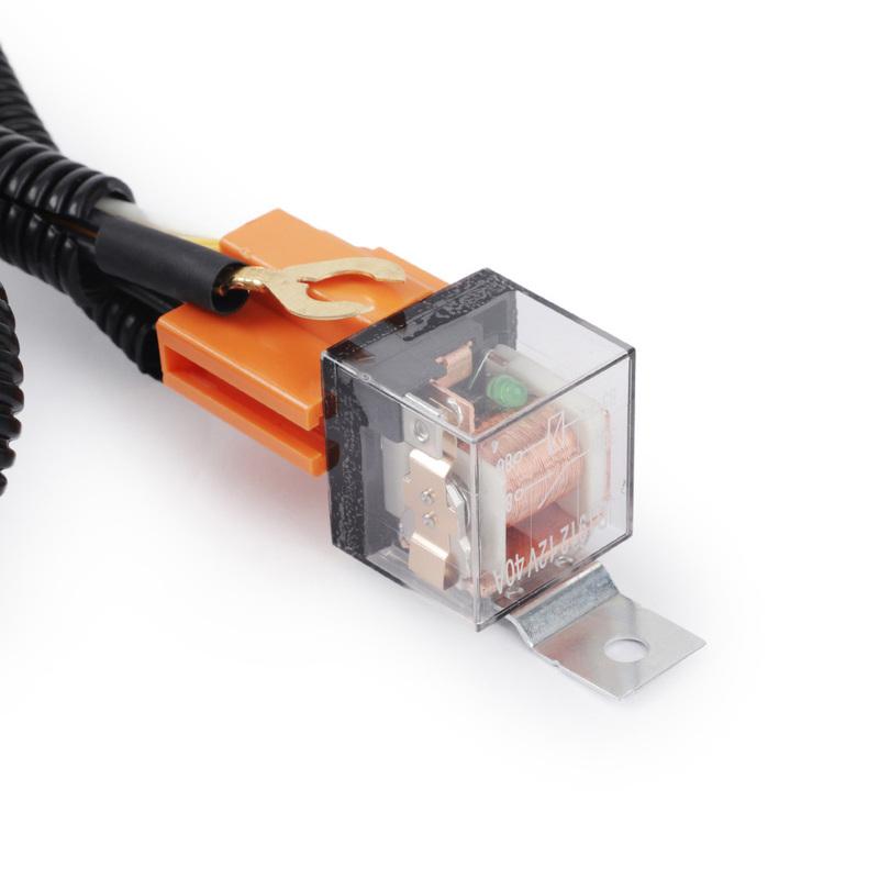 12V 40A Horn Cable Relay For Grille Mount Blast Tone Horns Motorcycle Horn Wire Wiring Harness Kit Car Truck Relay Fuse