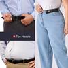 2Pcs/Set Stretch Belt Elastic Unisex One Size Stylish Simple Buckle-Free Belt for Girl