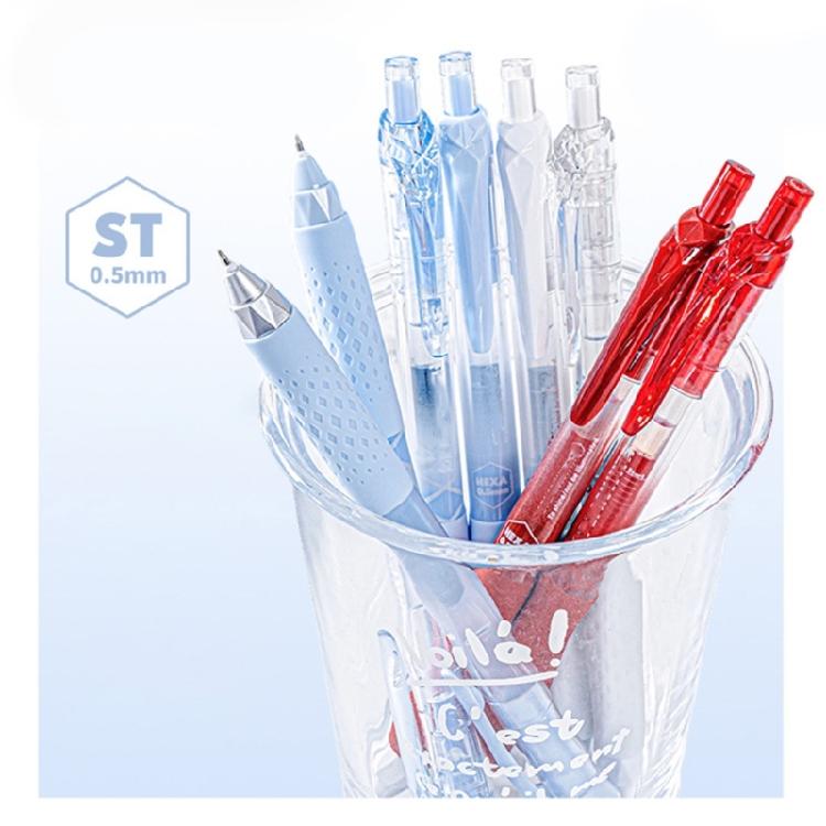 3PCS Retractable Gel Pen for Writing Note Taking Journaling Quick Drying Gel Inks Pen 0.5MM Tip Office School Supplies