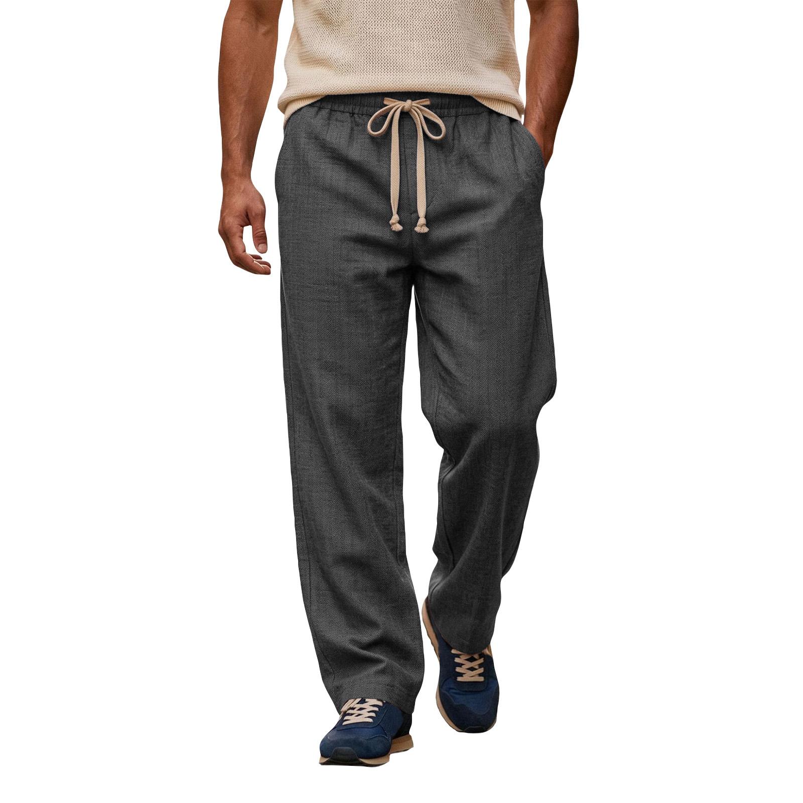 

Men s Cotton Linen Trousers Men s Casual Fashionable Cotton Linen Trousers XXL