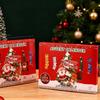 12pairs of Christmas Socks Blind Boxes Christmas Socks Advent Calendar Cute Printed Winter Warm Mid-calf Socks for Men and Women