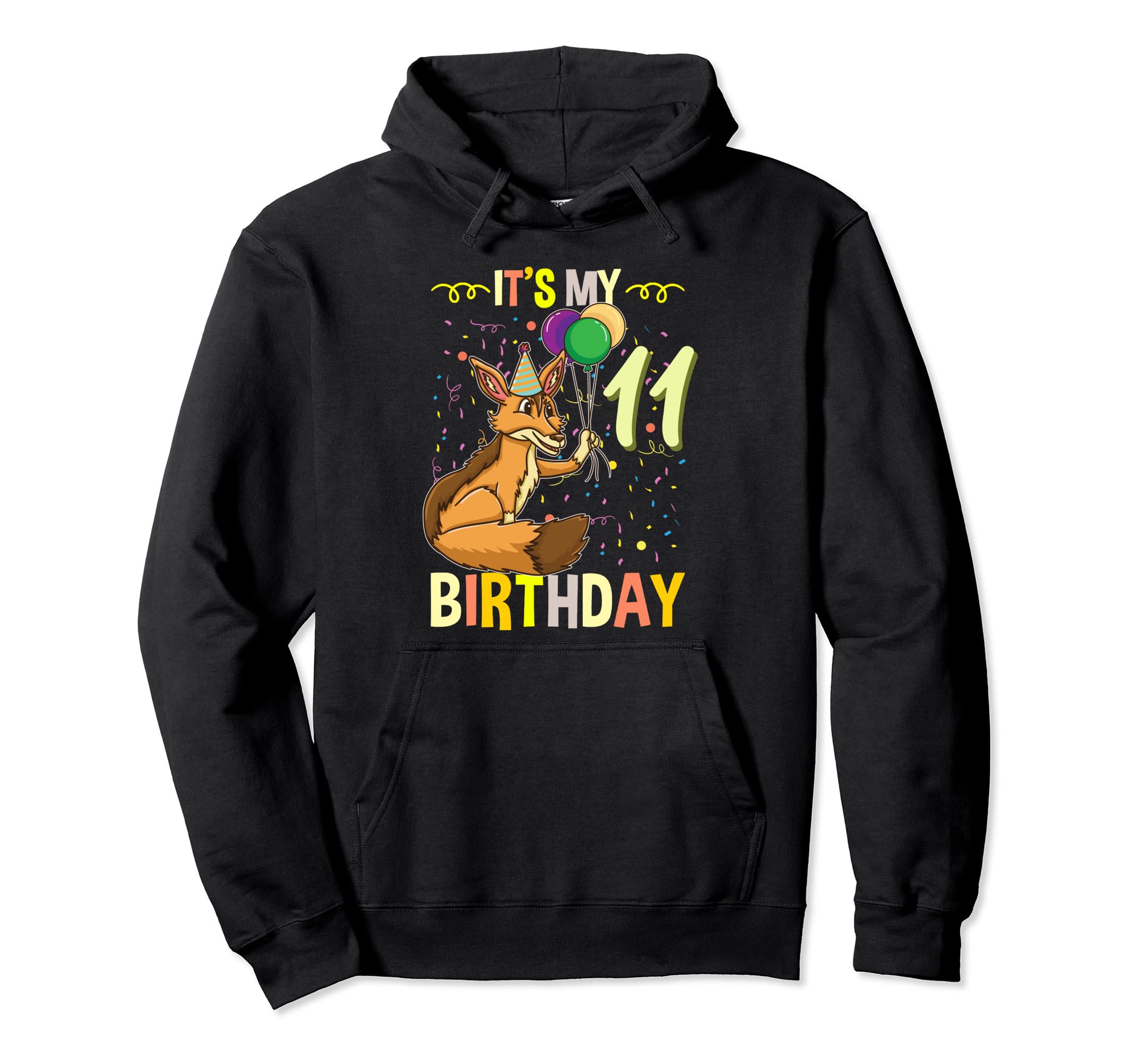 

Its My 11th Birthday Jackal Animal Hoodie
