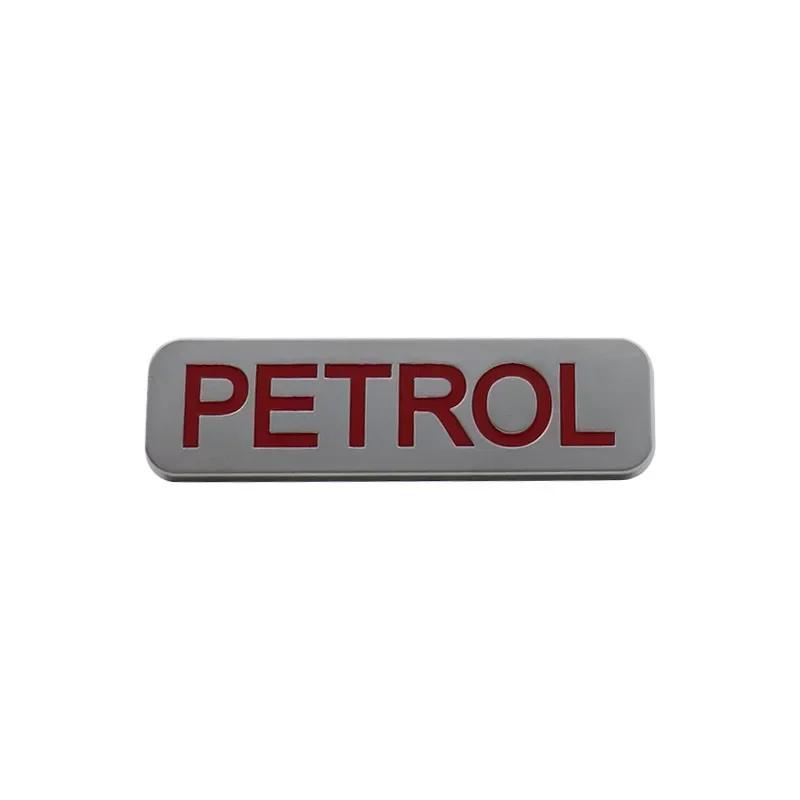 3D Premium Petrol Oil Vehicle Fuel Marking Car Engine Hood Fender Tail Rear Decal Emblem Badge Sticker for Universal