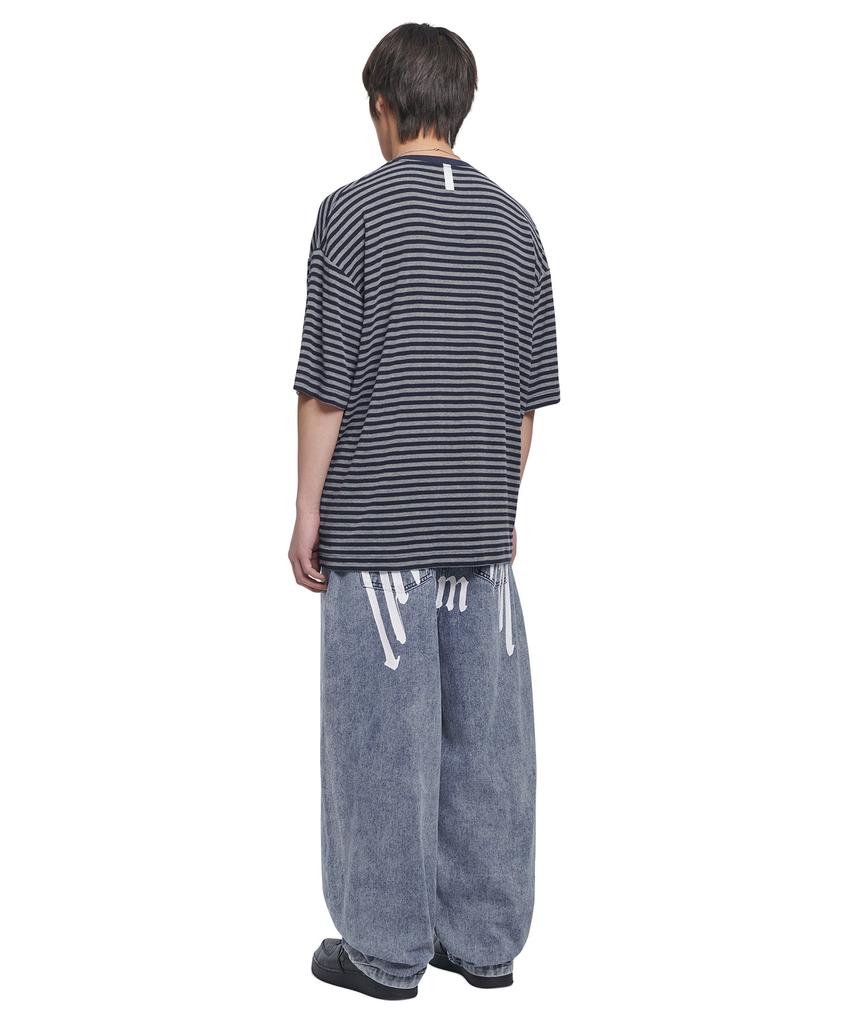 Nomaenyueol Nm Border T-Shirt - Dark Navy