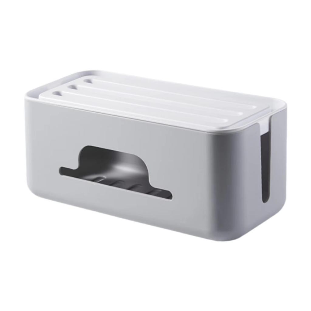 Cables Management Box Lightweight Cord Organizer for Router Home Desktop