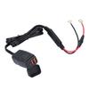 Motorcycle Charger QC3.0 Dual USB Waterproof Power Supply Adapter with Voltmeter On Off Switch
