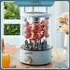 Electric Smokeless Indoor Rotating Skewer Grill with Temperature Control