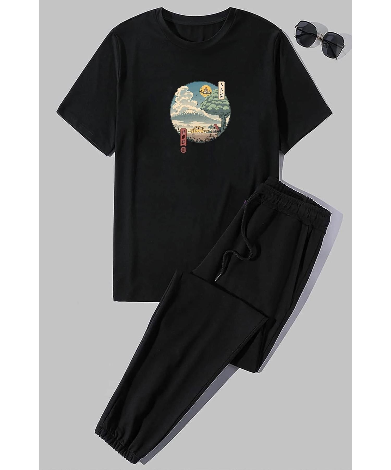 

Спортивный костюм унисекс Neighbor s Ukiyo E с принтом сверху и снизу