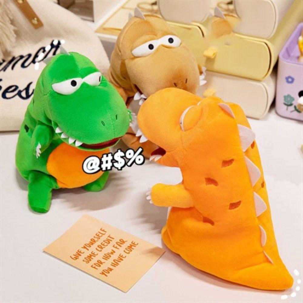 Big Mouth Dinosaur Plush Hand Puppet Biting Dinosaur Toys  Decorate Present