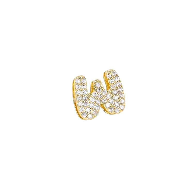Hot-Selling 26-Letter Zirconia Pendant Necklace with Diamond Cute Design