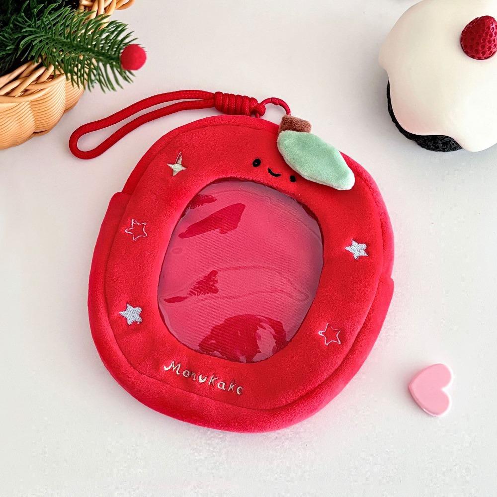 

Dustproof Display Bag Transparent Portable Data Cable Storage Bag Cartoon Backpack Pendant Display Box For 15cm Cotton Dolls