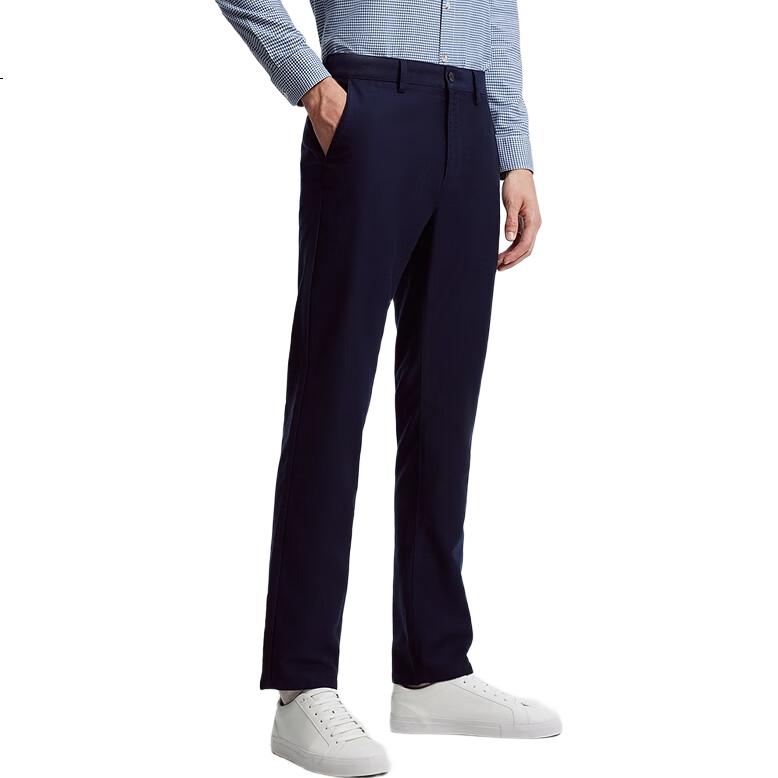 YOUNGOR Modal Wrinkle-Free New Men's Autumn Casual Business Straight-Leg Easy-Care Trousers 319997