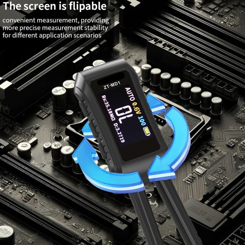Tester Digital Tweezer Resistance Capacitance Diode Tester Professional Meter Tweezer with Clear Display