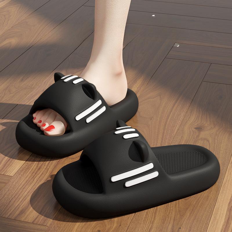 Thick Soled Slippers, Cute Women's and Men's Bathroom, EVA for Home Use, Anti Slip and Odorless Feet, Indoor Home Use