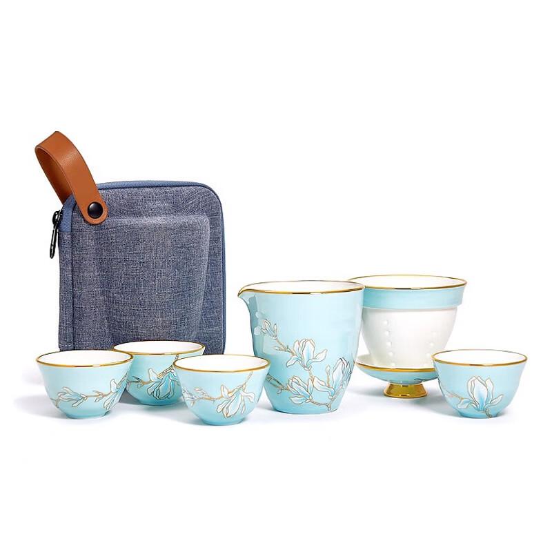 Magolonte Xingyun 7-Piece Nanshan Travel Tea Set