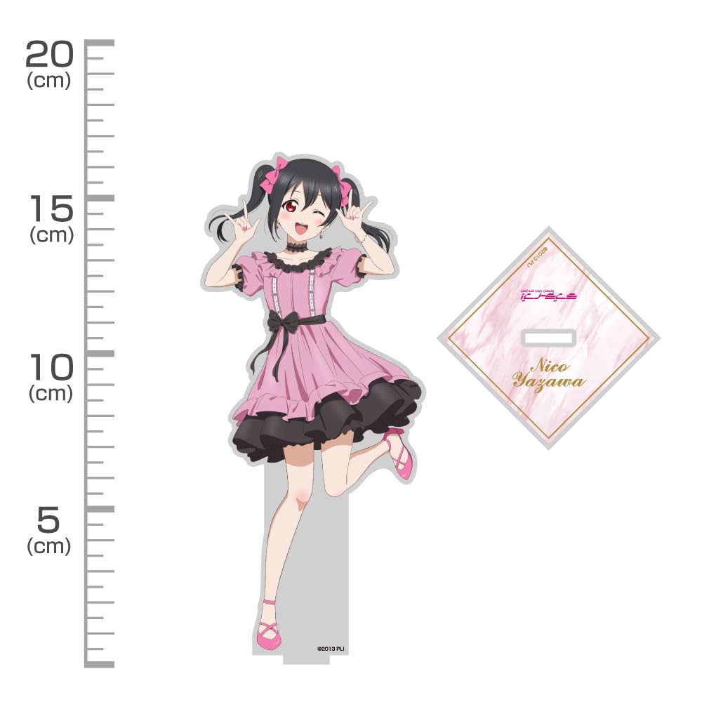 2D COSPA Love Original Illustration Nico Yazawa Acrylic Stand Party Dress 2025 [Official] Live! (Large) Ver.