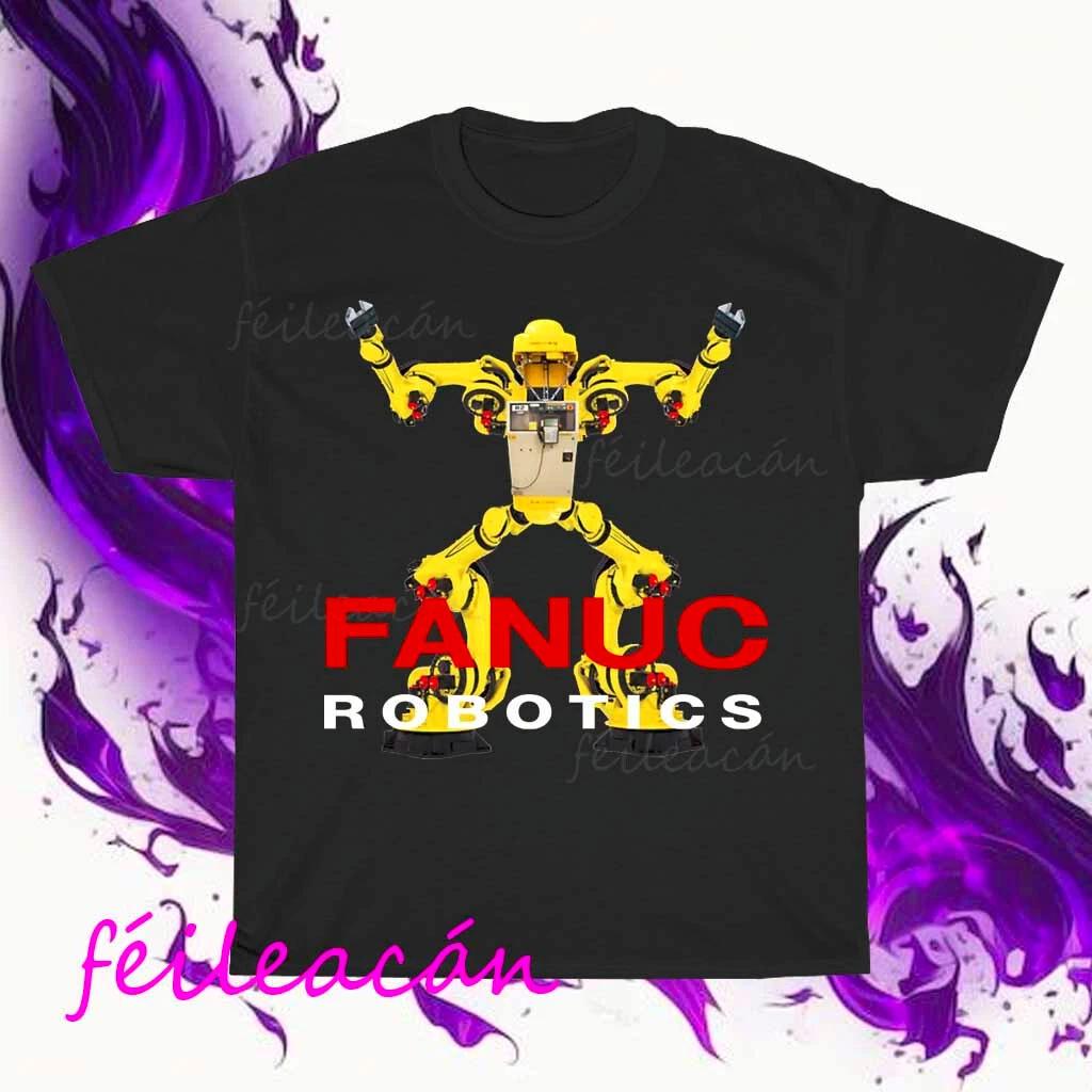 

Brand New Fanuc Robotics Logo American T-Shirt Funny Size S to 5XL L