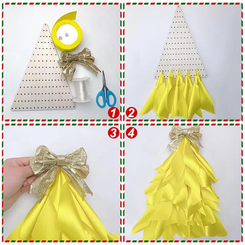 1PC Wood Wreath Boards Party Square Christmas Triangular Wedding Circle Home Decor Multiple Options Available