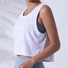 Frauen Tarnung Laufhose Weste Fitness Crop Top Ärmelloses Mesh Yoga Shirts Atmungsaktive Workout Gym Tank Tops Weibliche Sportswear