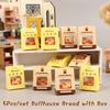 5Set 1:12 Puppenhaus Simulation Dessert Brot mit Verpackungsbox Puppenküche Lebensmittel Deko Spielzeug Puppenhaus Szenen Deko Zubehör