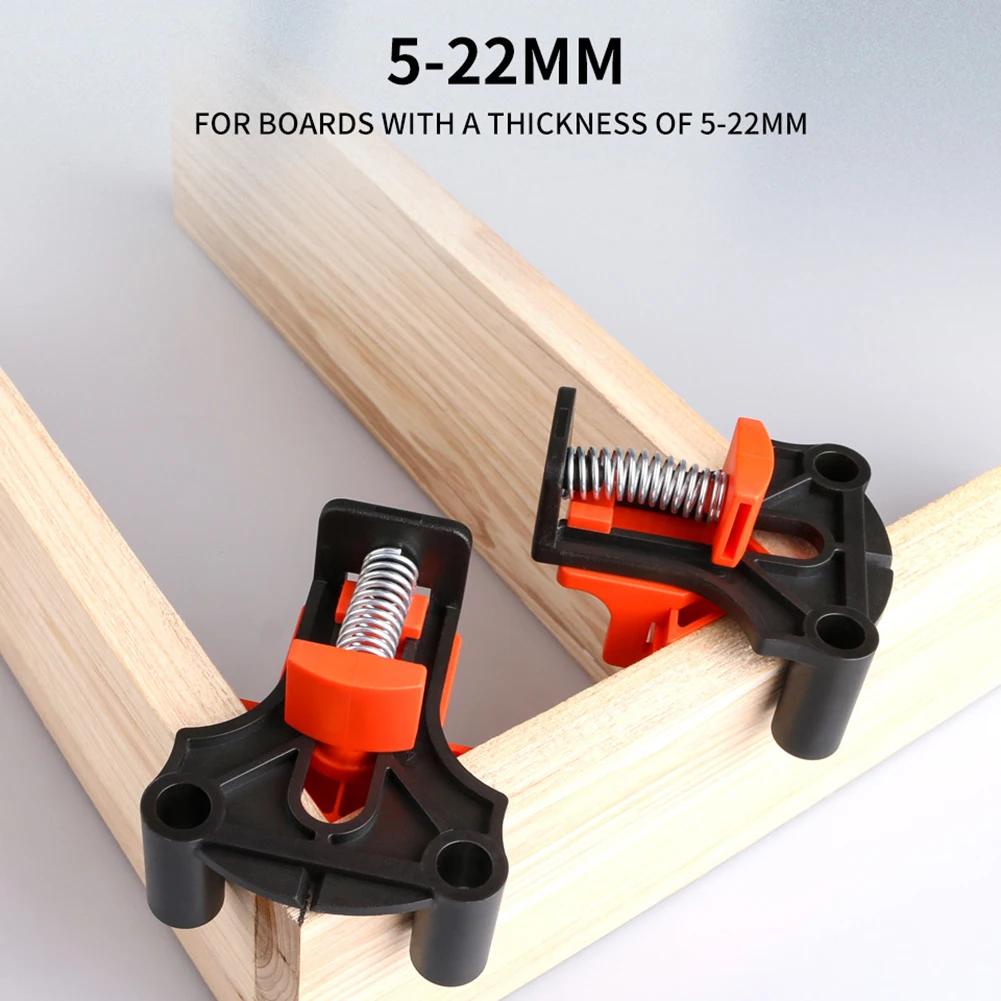 Woodworking Corner Clip Joinery Clamp 90 Degree Carpentry Sergeant Furniture Fixing Clips Picture Frame Corner Clamp