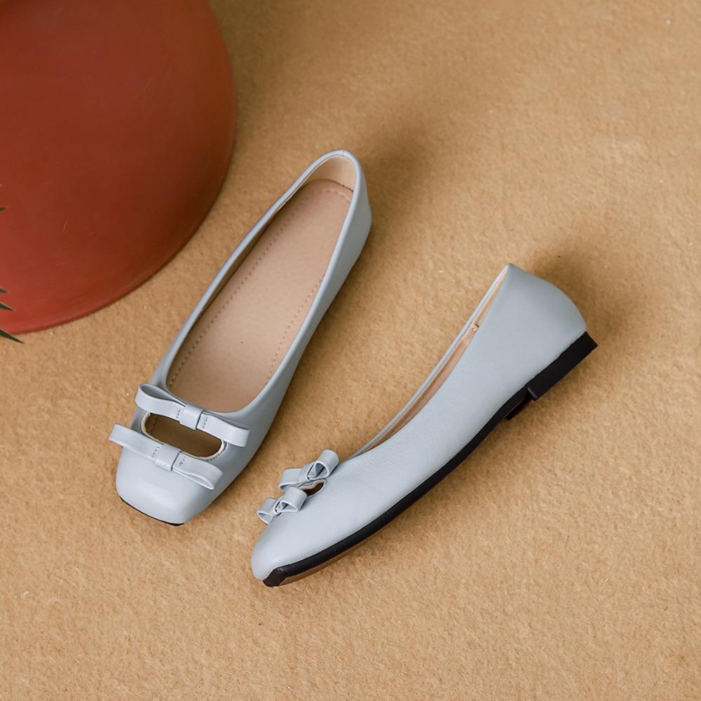 Zapatos Planos Mujer Lazo Mariposa Zapatos Suela Plana para Mujer Planos 2025 Nuevo Boca Baja Suela Blanda Zapatos Mujer Sapatos Femininos
