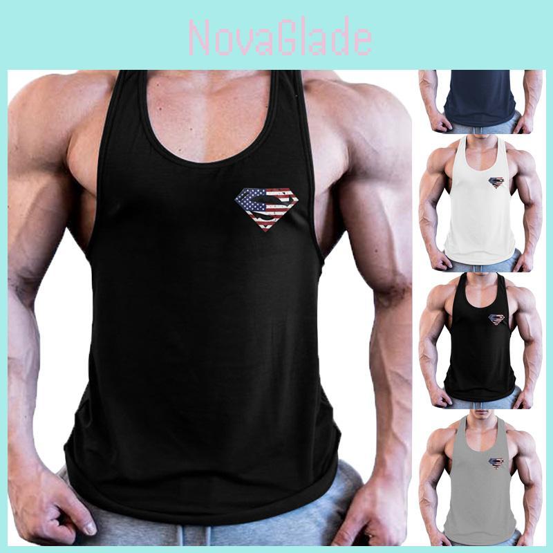 Premium Quality Men Bodybuilding Tank Top Muscle T-shirt For Gym Fitness Enthusiasts