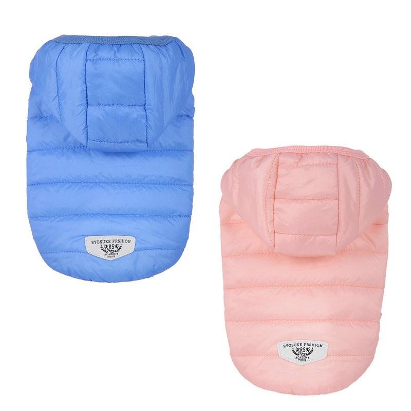 Winter Dog Clothes Pet Small Dogs Coats with a Hat Quilted Dog Clothing Windproof Dog Jacket