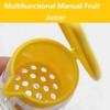 2Pcs Durable Plastic Lemon Squeezer Set Ergonomic Designs Hand Press Juicer for Easily Citrus Fruit Squeezing