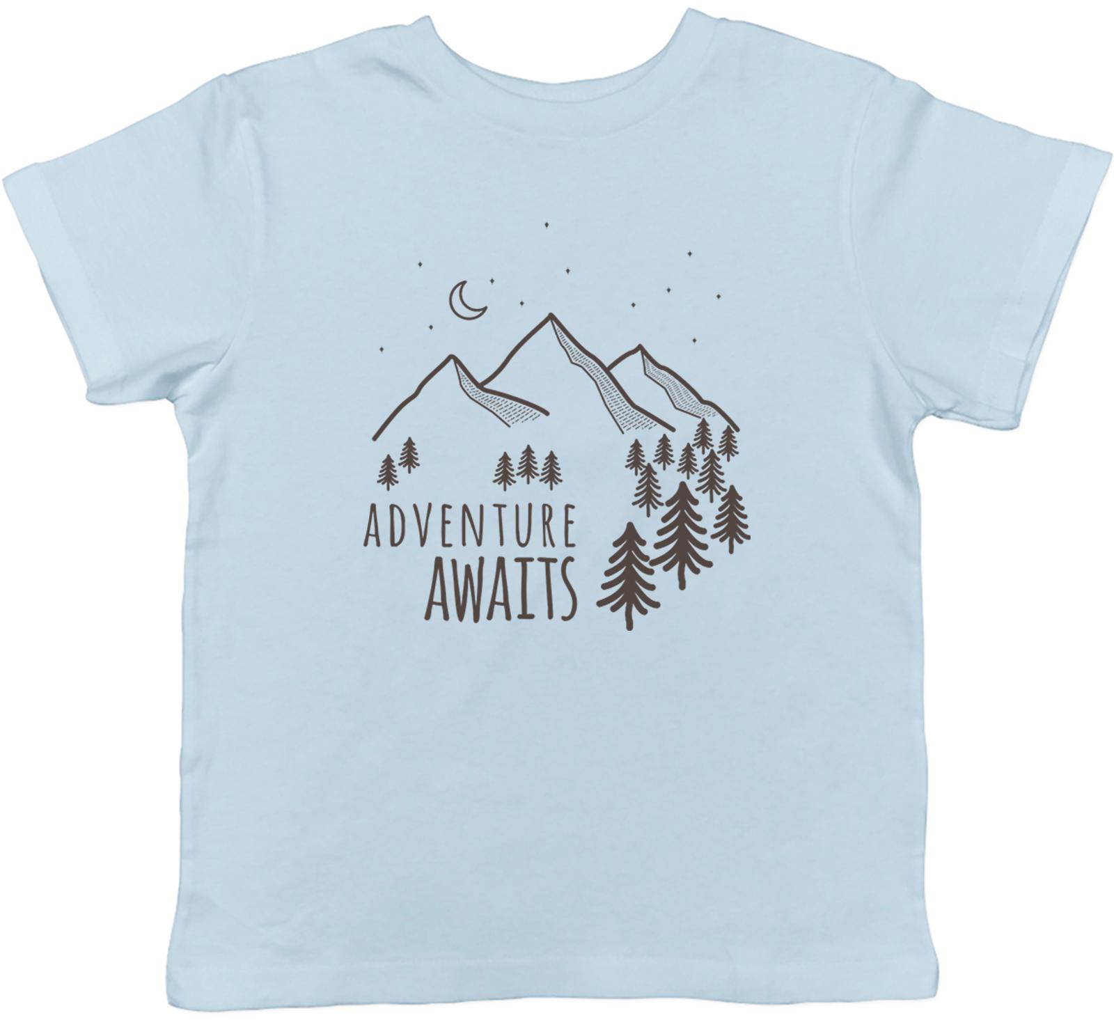 Adventure Awaits Childrens Kids T-Shirt Boys Girls 100