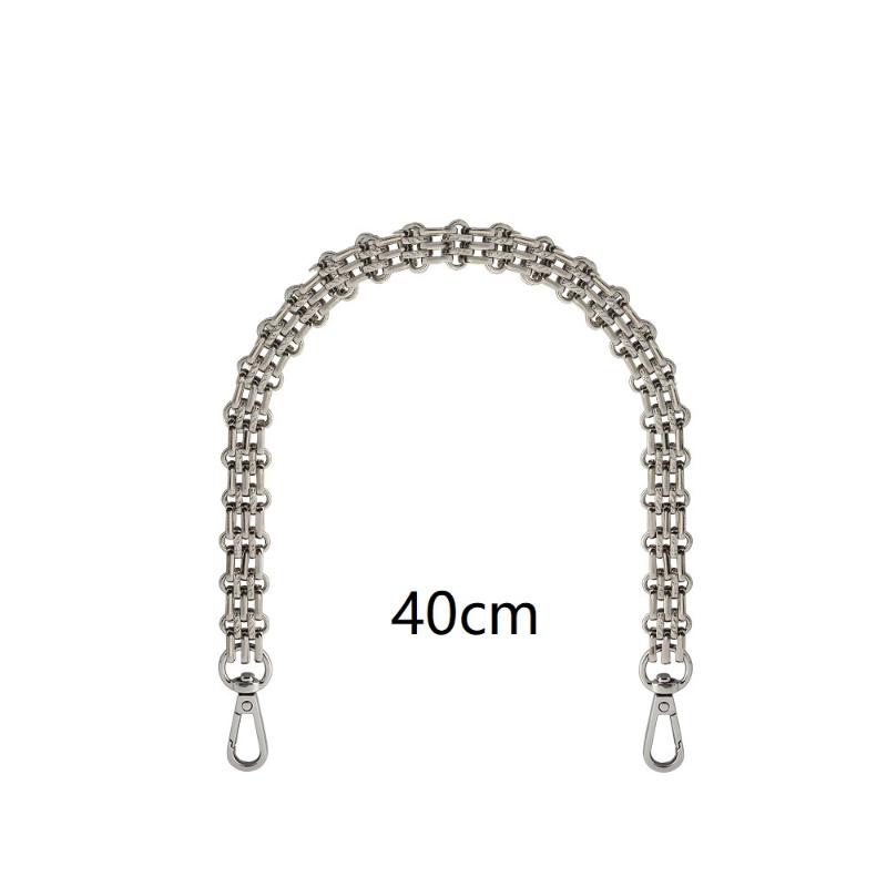 Durable Metal Bag Replacement Chains Detachable Shoulder Straps Multi Sizes 30-120cm for Crossbody Tote Bag DIY Accessories