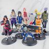 20cm Bandai Naruto Anime Figürü Shippuden Uchiha Sasuke Hatake Kakashi Namikaze Minato Aksiyon Figürü Koleksiyon Model Oyuncaklar Hediyeler