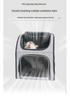 Portable Breathable Foldable Pet Trolley Bag for Cats and Dogs