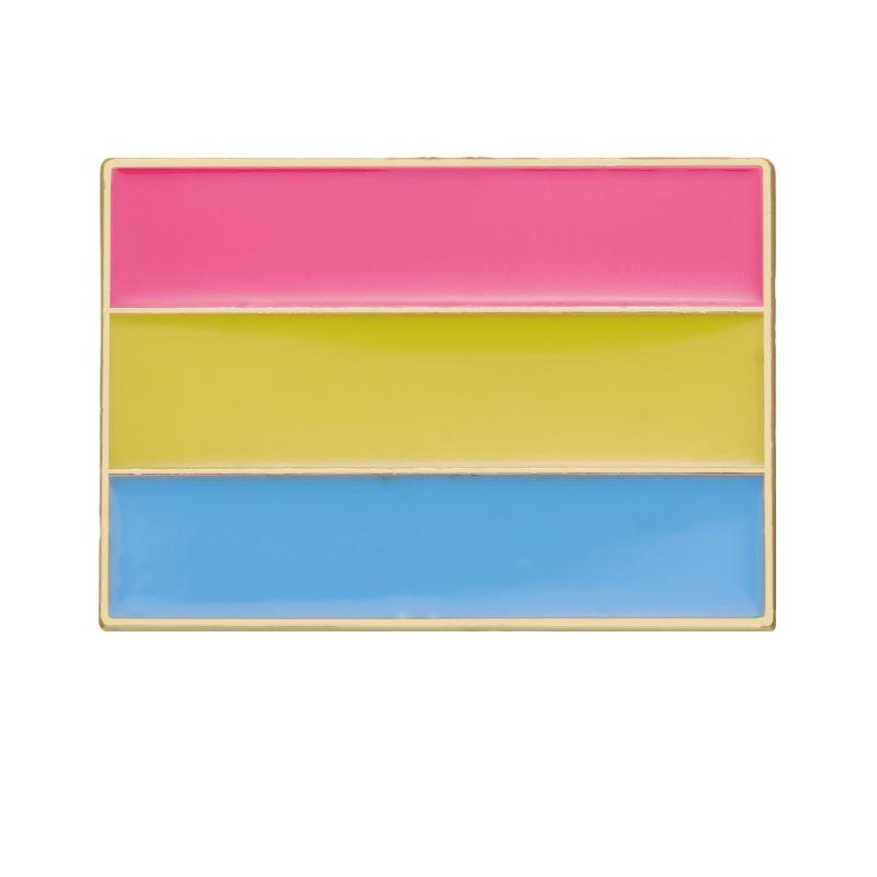 Rainbow Colorful Flag Enamel Pin Funny Brooch Cartoons Badge For Bags Jeans Hoodies Denim Lapel Pin Jewelry Kids Best Gift