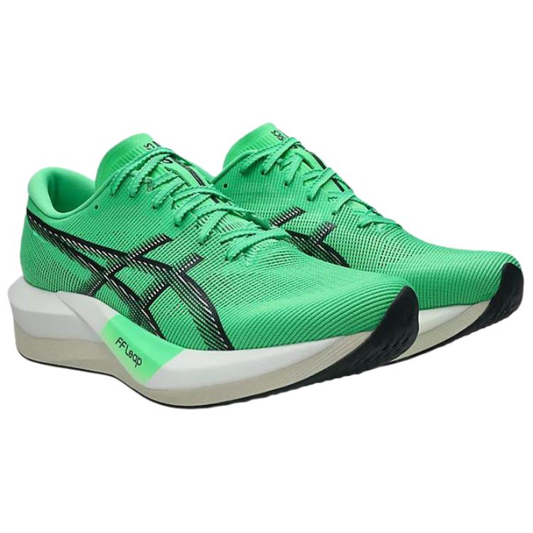 Asics Magic Speed 5 Comfortable Lightweight Bouncing Running Shoes Unisex Sneaker Green Black 1013A183-300