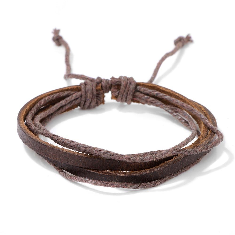 JYL TS Bracelet Men's  Volcanic Stone Crown Set Bold Enhances Authority And Luck