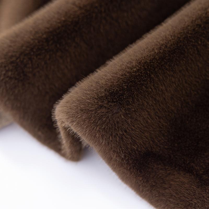 Middle-aged Women's Faux Fur Coat Winter Outerwears Hooded Elegant Thick Warm Fur Jackets for Women Clothes