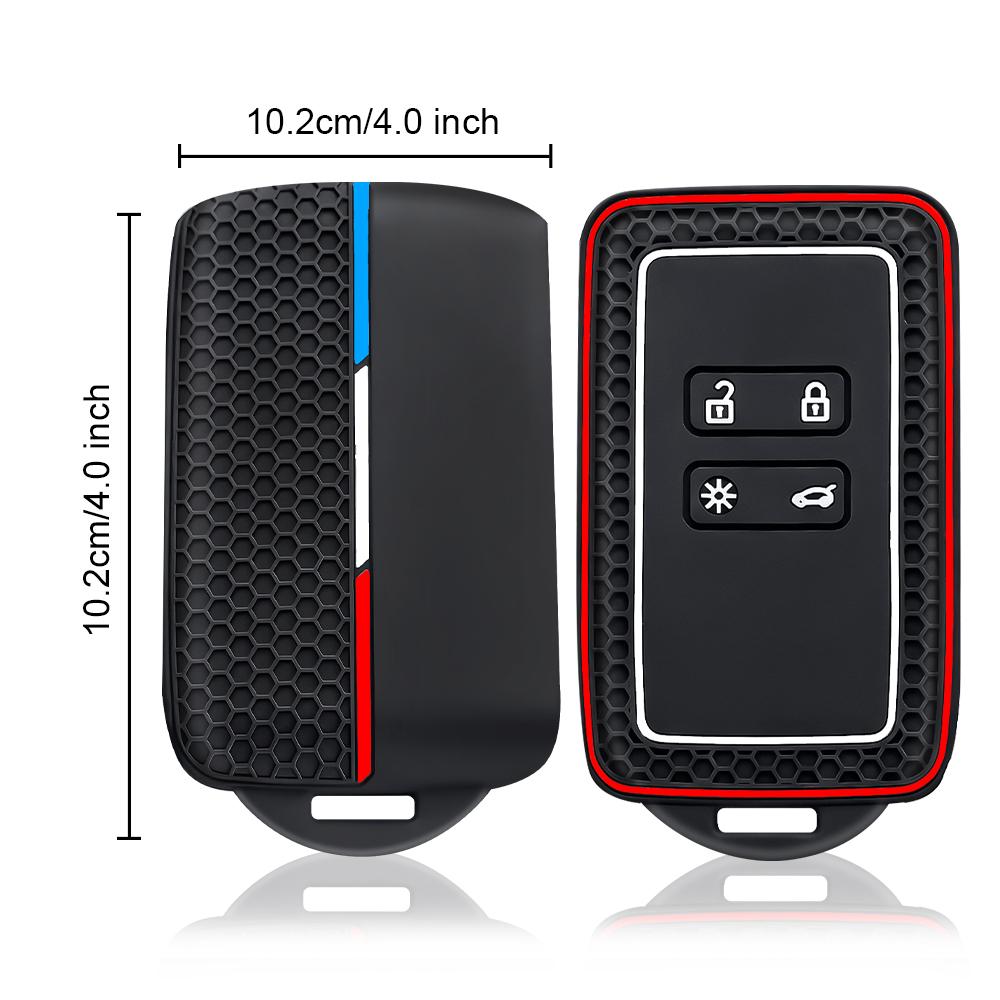 Silikon Schlüsselhülle Abdeckung Für Renault Austral Captur Arkana Koleos Zoe Scenic Dacia Sandero Duster Logan Jogger Kadjar Clio Megane
