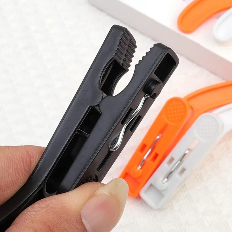 1-12PCS Clothes Pegs Windproof Anti-slip Drying Clip Travel Towels Hanger Laundry Clip Hanging Hooks Socks Clips Holder Peg