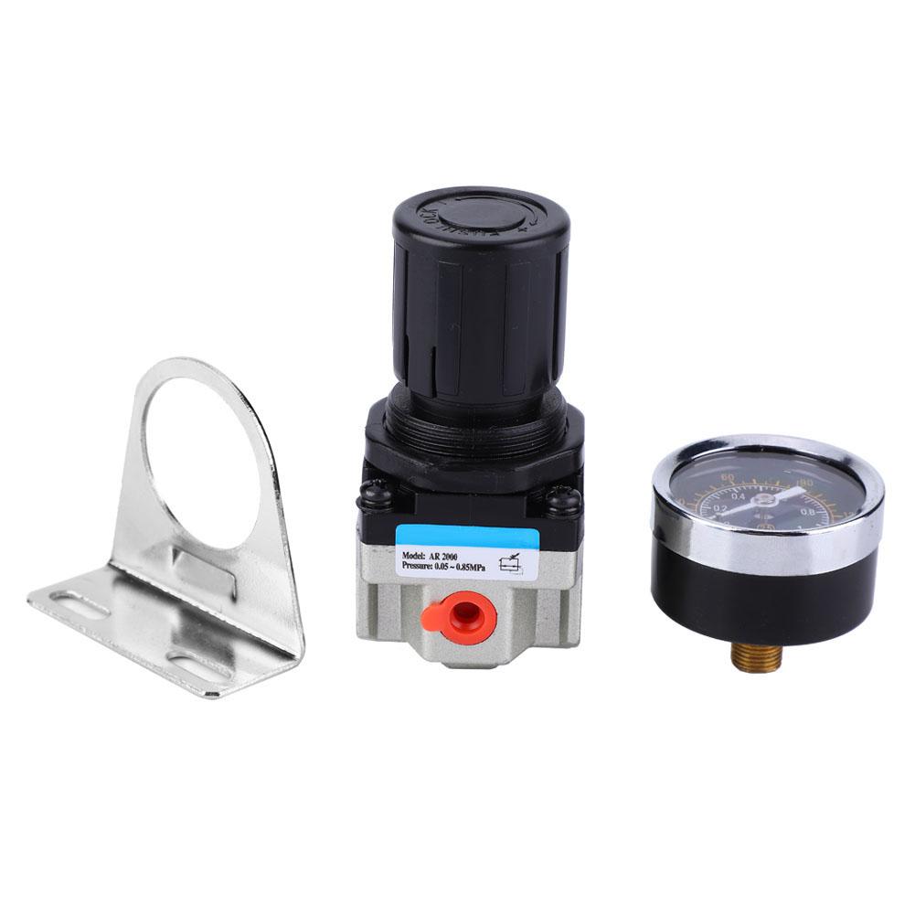 AR2000 02 G1 4  Air Filter Source Compressor Adjustable Pressure Regulator Reduce Valve