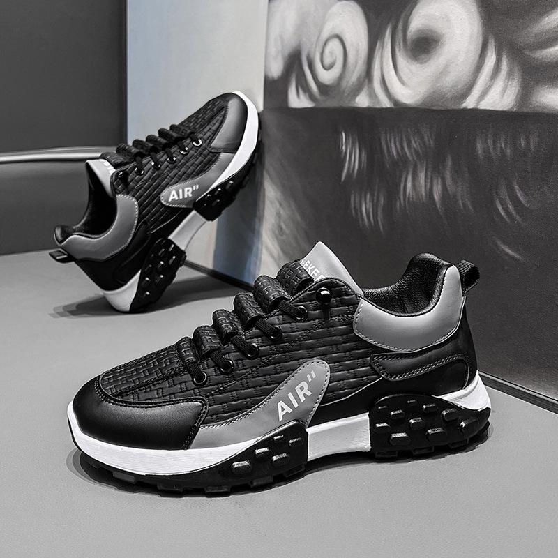 

Мужские модные кроссовки на толстой подошве, весна 2024: Удобные, Универсальные, Повседневные кроссовки для папы 43