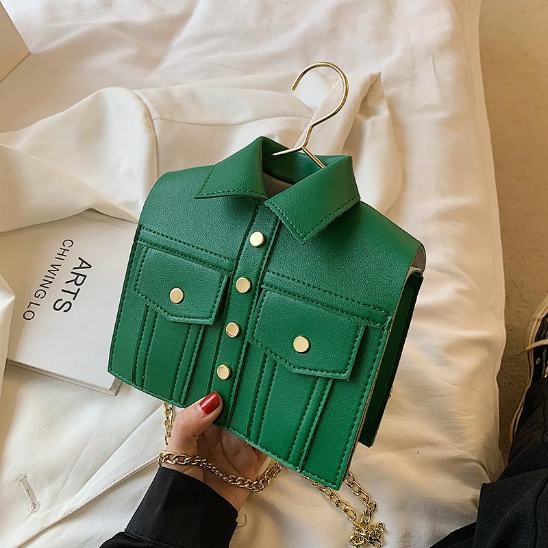 Personalized Hip-hop Style Clothes Hook Small Square Bag 2025 New Fashion Trend Single Shoulder Messenger Women's Bag