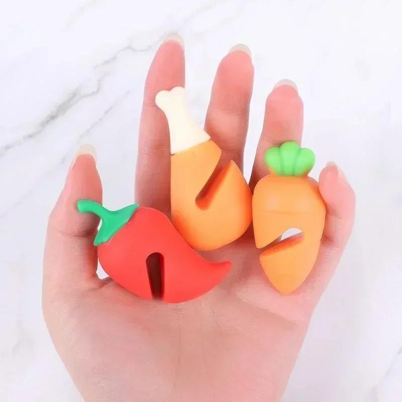 New Kitchen Tools Silicone Pot Lid Anti-spill Rack Heat-resistant Anti-Overflow Stoppers Pot Cover Lifter Holder Creative Tools