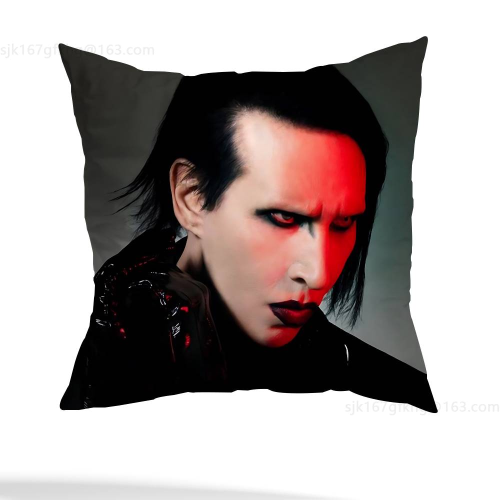 M-Marilyn Manson povlak na polštář obývací pokoj potah na polštář pohovky ložnice potah na polštář postele domácí dekorace