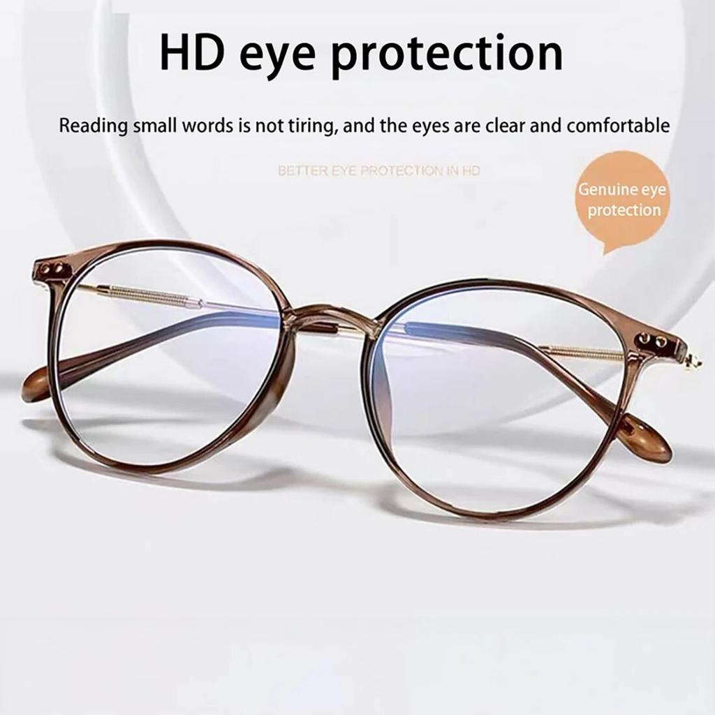 Fashion Anti-blue Light Reading Glasses Vintage Men Women Eyeglasses Retro Ultralight HD Eye Protection Presbyopia Glasses