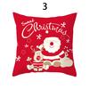 Merry Christmas Cushion Cover Xmas Pillowcase Happy New Year Navidad Santa Claus Red Pillow Cover Ornament Gifts Home Decor