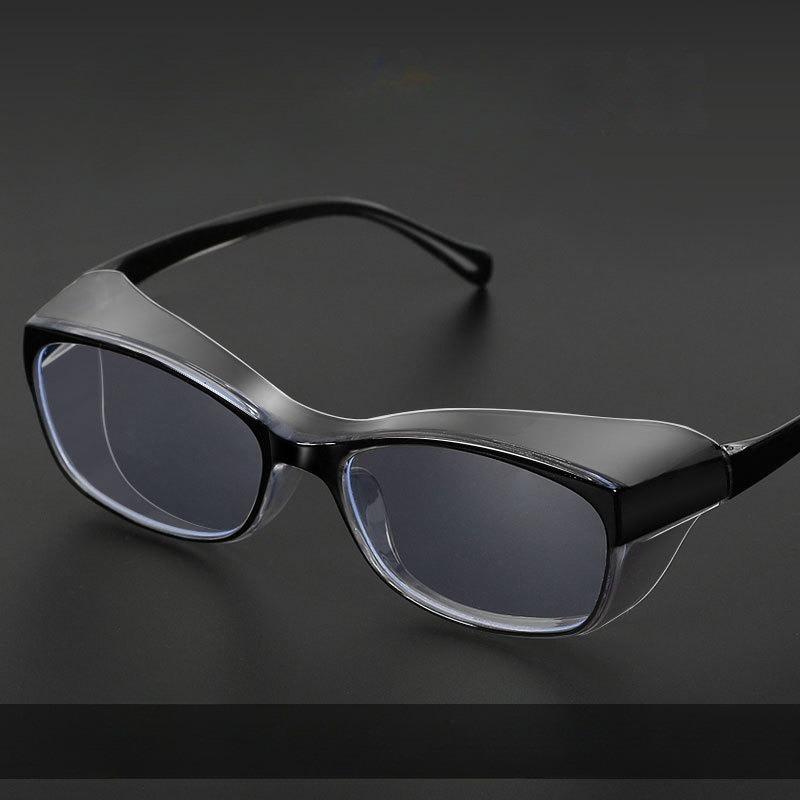 3PCS Gafas de Seguridad para el Trabajo Anti-Salpicaduras Viento Polvo Prueba Gafas Protectoras Montura para Lentes Ópticas Para Investigación Ciclismo Protector de Ojos