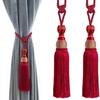 Punch-free Curtain Tiebacks No Installation Curtain Holder Curtain Tassels Tieback  For Home Decor