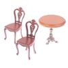 1/12 Wood Dollhouse Miniature Wooden Furniture Miniature Round Stool/Table