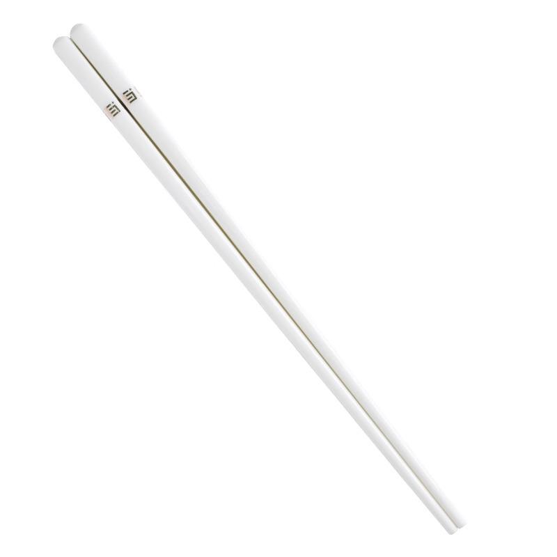 Pure White Bone China Chopsticks: Mold & Bacteria Resistant, Microwave Safe, High-Temperature Ceramic Chopsticks.